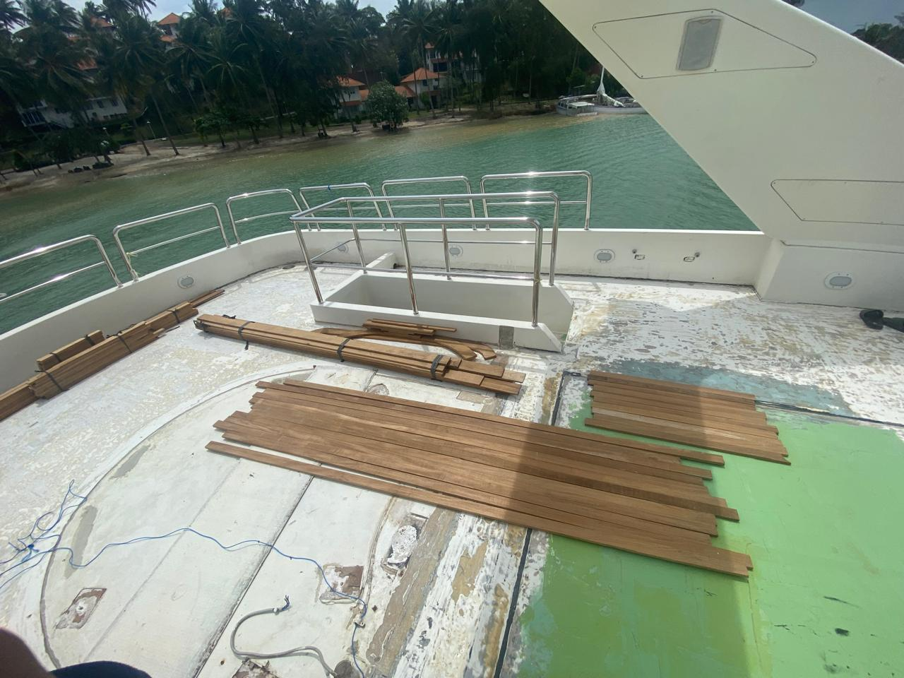 Ship teak deck / wood replacement